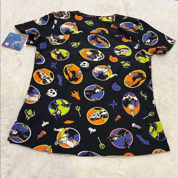 Disney Villains Scrubs Top New Medium - Picture 7 of 8